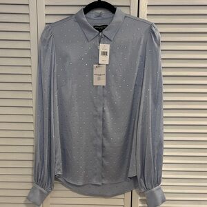 Generation Love Blue Opal Studded Shirt